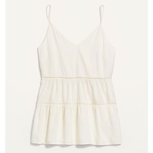 Old Navy Tiered Ladder-Lace Cami Top